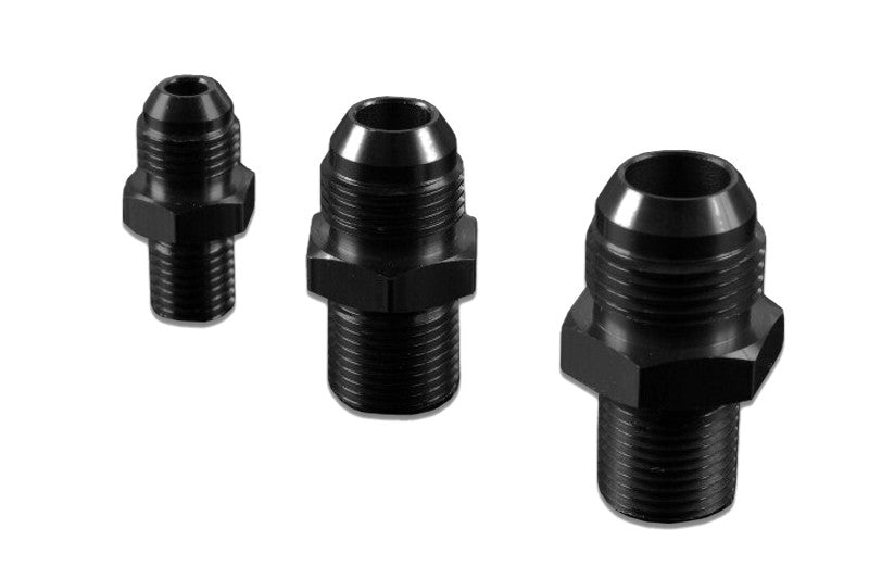 Racor AN -6 JIC Abocardado a M14x1.5 Macho-Macho Negro - Imagen 4