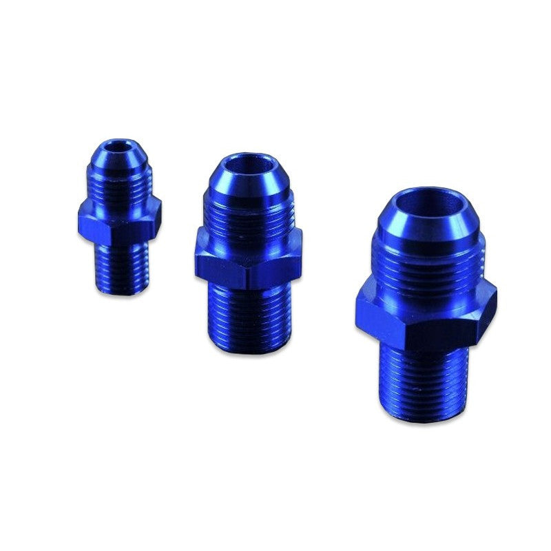 Adaptador Recto AN6 JIC Abocardado a M20x1.5 Azul