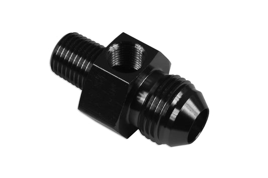 Adaptador de Combustible AN8 AN -8 a 3/8 NPT, 1/8 NPT, Negro