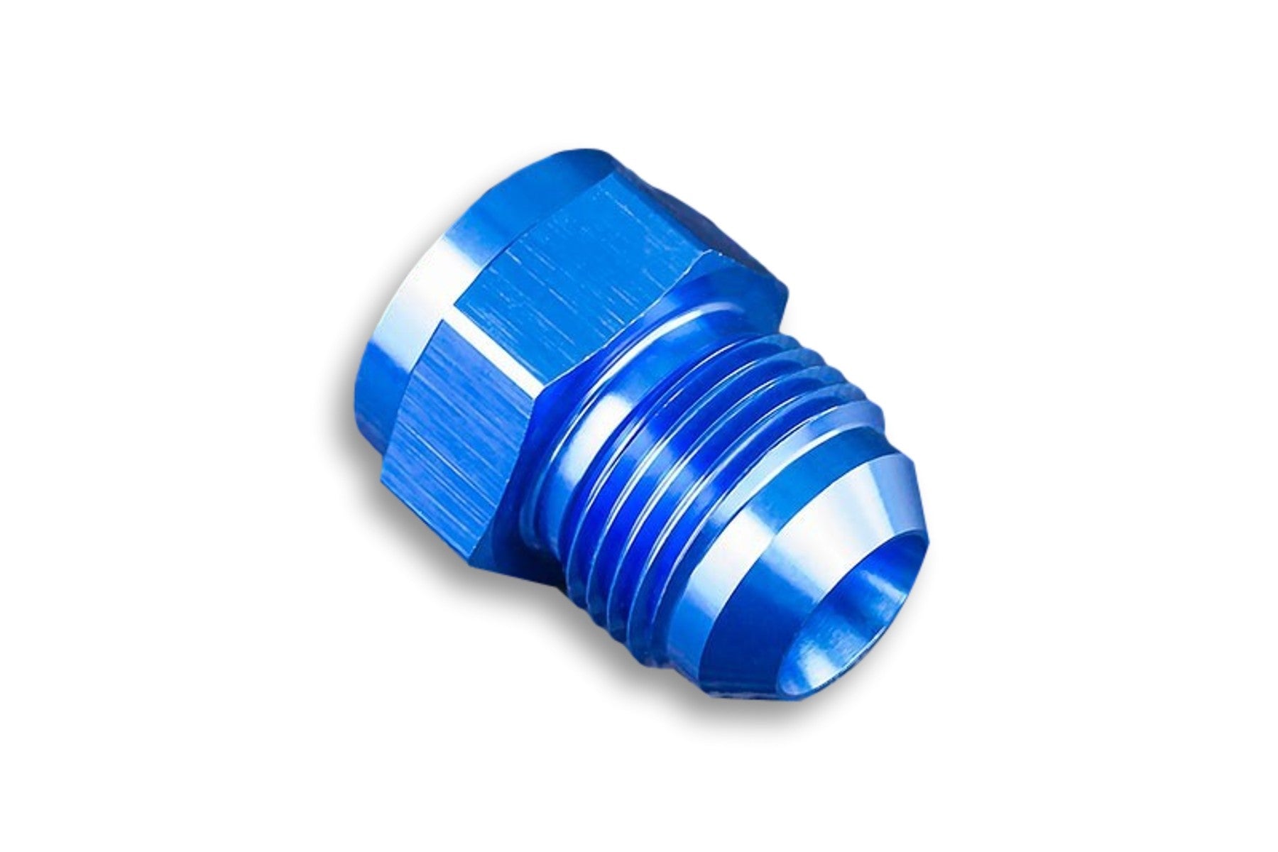 Adaptador AN8 Macho a AN6 Hembra, Racor de Manguera Reductor JIC - Azul