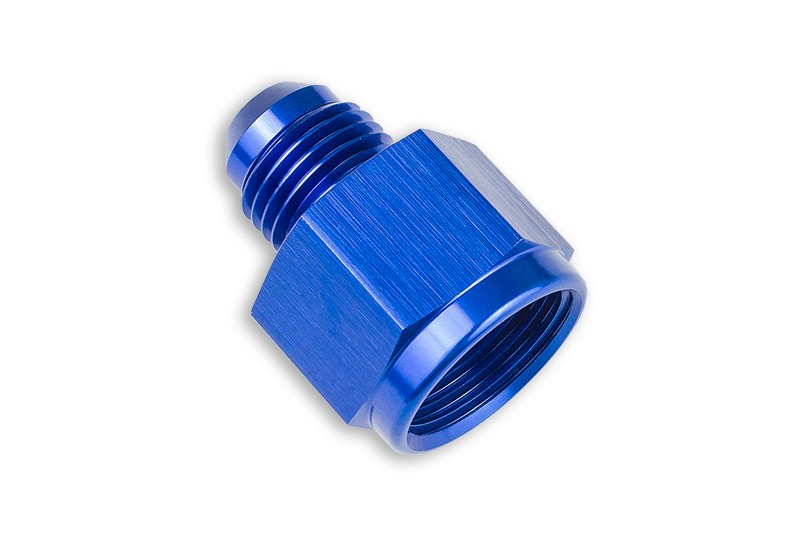 Adaptador AN8 Hembra a AN6 Macho, Racor de Manguera JIC, Azul - Imagen 3