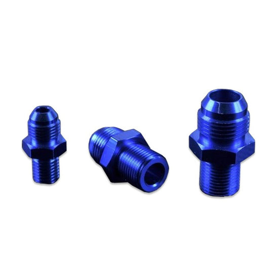 Adaptador Recto AN8 JIC Abocardado a M22x1.5, Azul