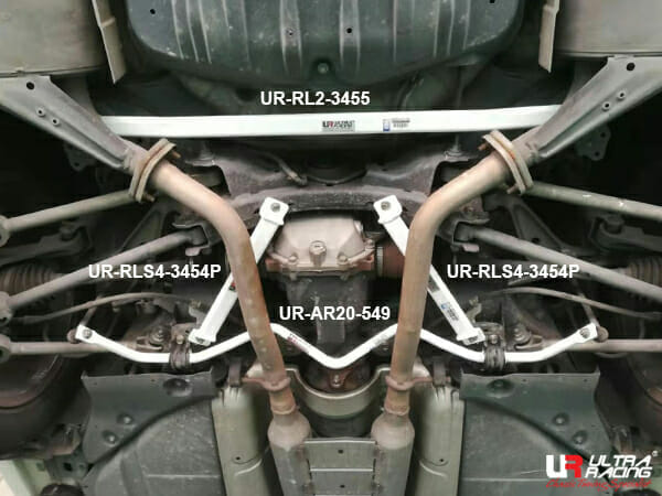 Barra Inferior Trasera Ultra Racing (3455) para Infiniti Q70 (Y51) 2.5/3.5 V6 2WD 13+