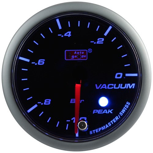 Indicador de Vacío Auto Gauge, Bar, Ámbar