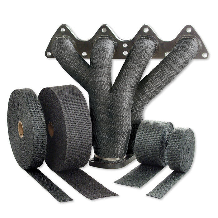 Vendaje de Escape DEI de Fibra de Vidrio Negra 50mm x 7,5m - Imagen 2