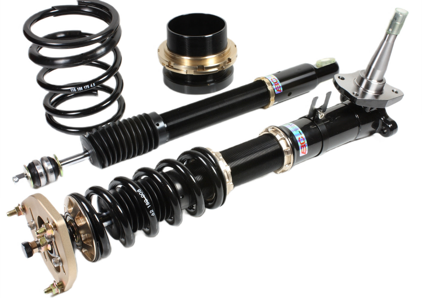 Suspensión de Muelles Helicoidales BC Racing BR para Toyota Corolla AE86 1983-1987