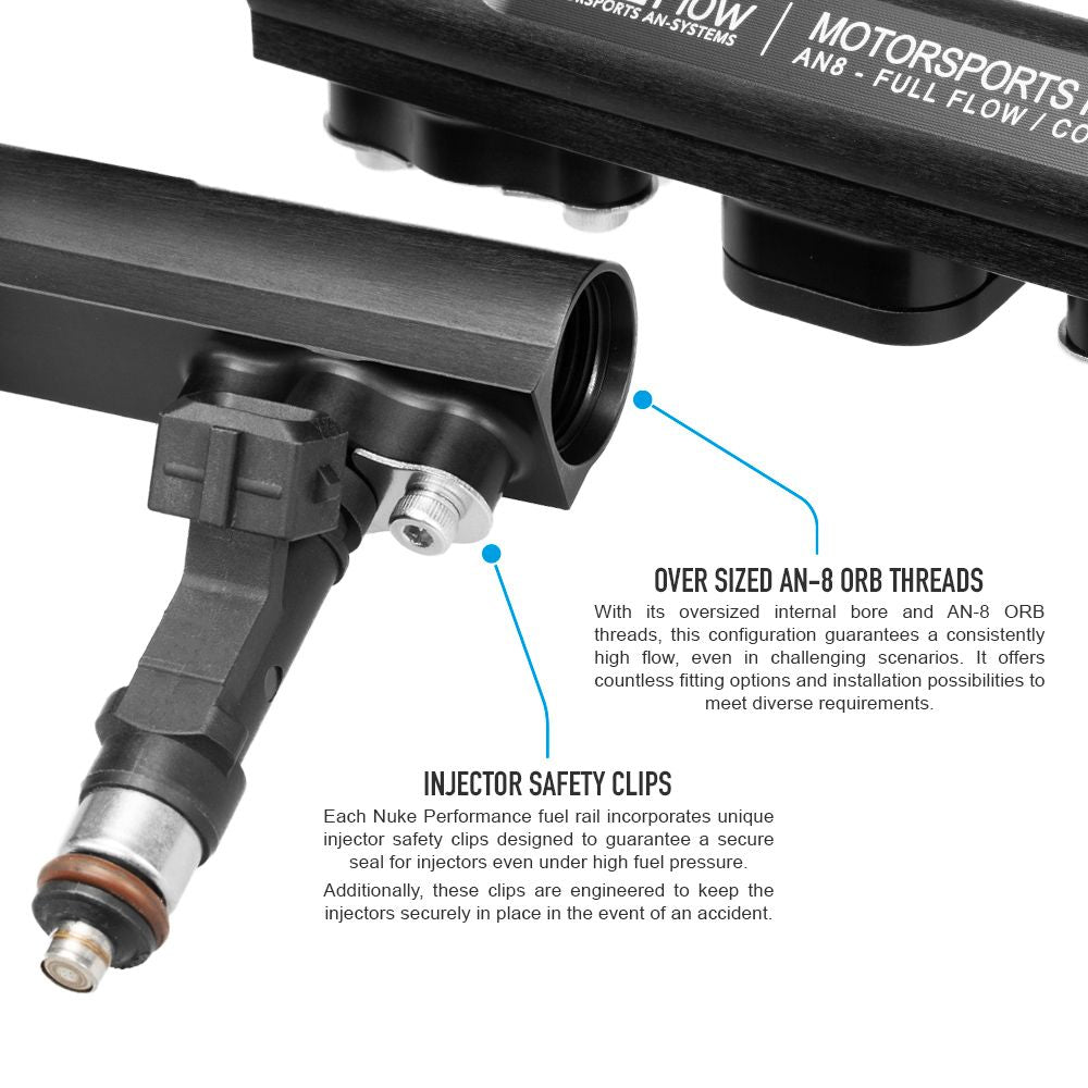 Rampa de Combustible Nuke Performance para BMW 6cil M30 - Imagen 2