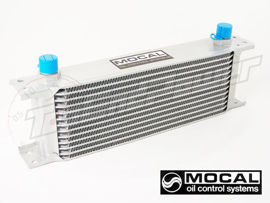 Radiador de Aceite Mocal 13 Filas (235mm) Racores 1/2 BSP
