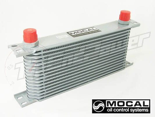 Radiador de Aceite Mocal Heavy Duty 19 Filas (235mm) Racores -8JIC