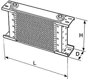 Radiador de Aceite Setrab Proline 25 Filas 330 x 193 mm (235mm) - Imagen 3