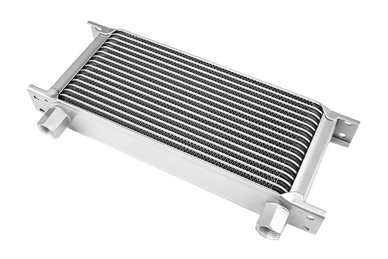 Radiador de Aceite 16 Filas, Hembra 1/2", Plata - Imagen 2
