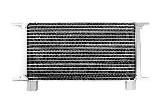 Radiador de Aceite 19 Filas, Roscas Hembra 1/2", Plata