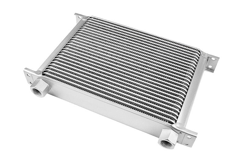 Radiador de Aceite 25 Filas, Hembra 1/2", Plata - Imagen 2