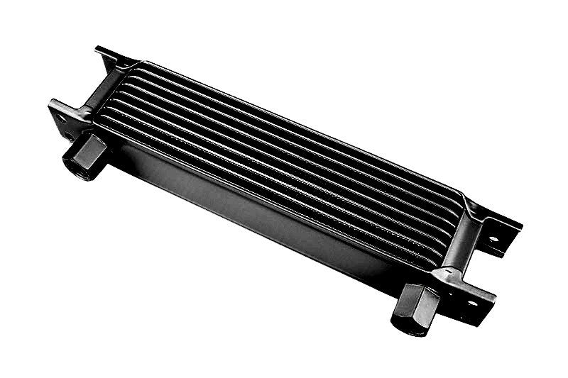 Radiador de Aceite 9 Filas, Racores Hembra 1/2", Negro - Imagen 3