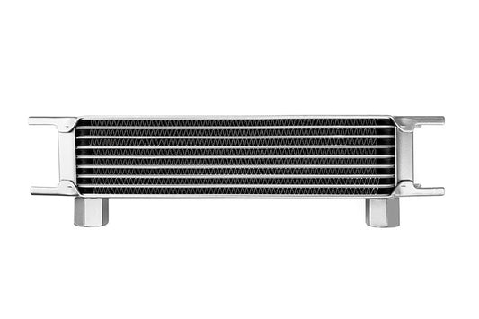 Radiador de Aceite 9 Filas, Racores Hembra 1/2", Plata