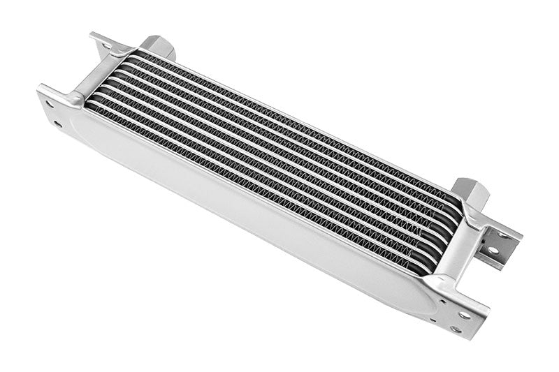 Radiador de Aceite 9 Filas, Racores Hembra 1/2", Plata - Imagen 2