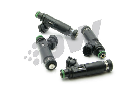 Kit 4 Inyectores DeatschWerks 750cc/min, Mitsubishi Eclipse 4G63T 95-99, Lancer EVO 8/9 4G63T 03-06 (alta impedancia)