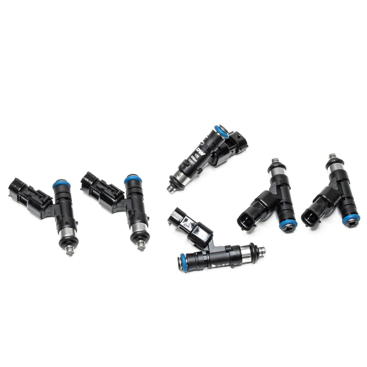 Kit 6 Inyectores DeatschWerks 600cc/min Nissan 350z/370z 03-12, Skyline NEO RB25DET 98-02, Infiniti G35/G37 03-12, Volkswagon Golf GTI R32 04-05