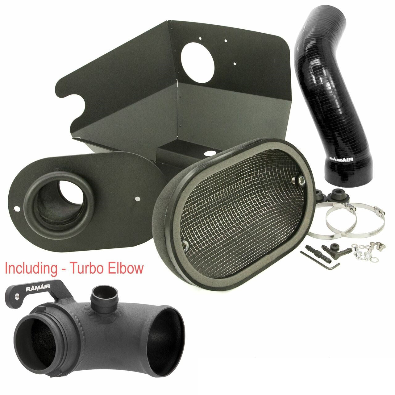 Kit Admisión Directa Ramair JSK-121-BK-TI VW Arteon Golf Passat T-Roc Tiguan Touran 1.8 2.0 TSI GTI R TCR Clubsport - Imagen 3