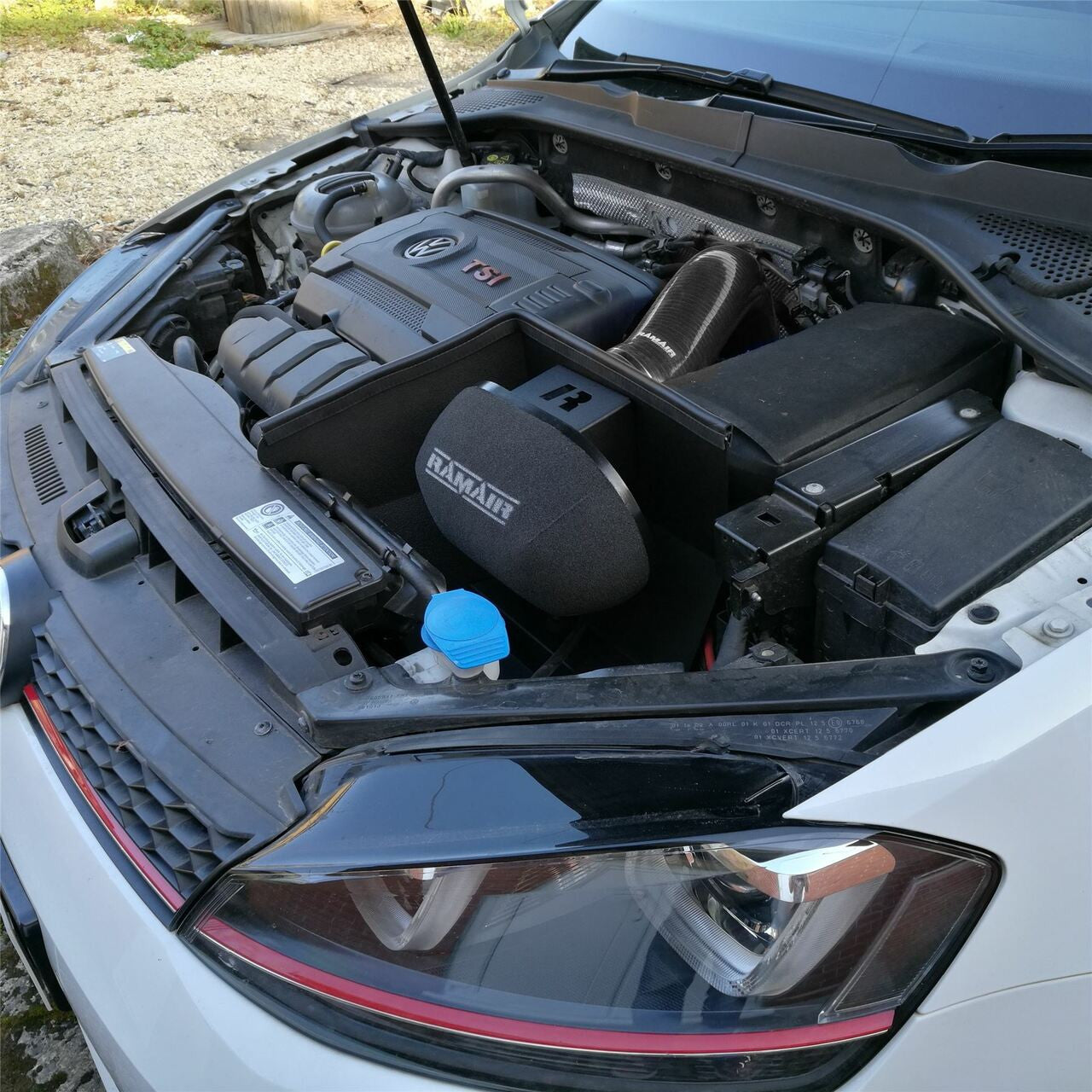Kit Admisión Directa Ramair JSK-121-BK-TI VW Arteon Golf Passat T-Roc Tiguan Touran 1.8 2.0 TSI GTI R TCR Clubsport - Imagen 4