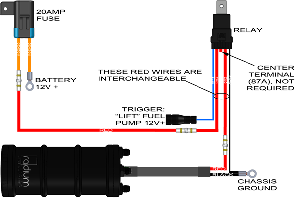 Kit de Cableado de Bomba de Combustible DIY Radium Engineering - Imagen 2