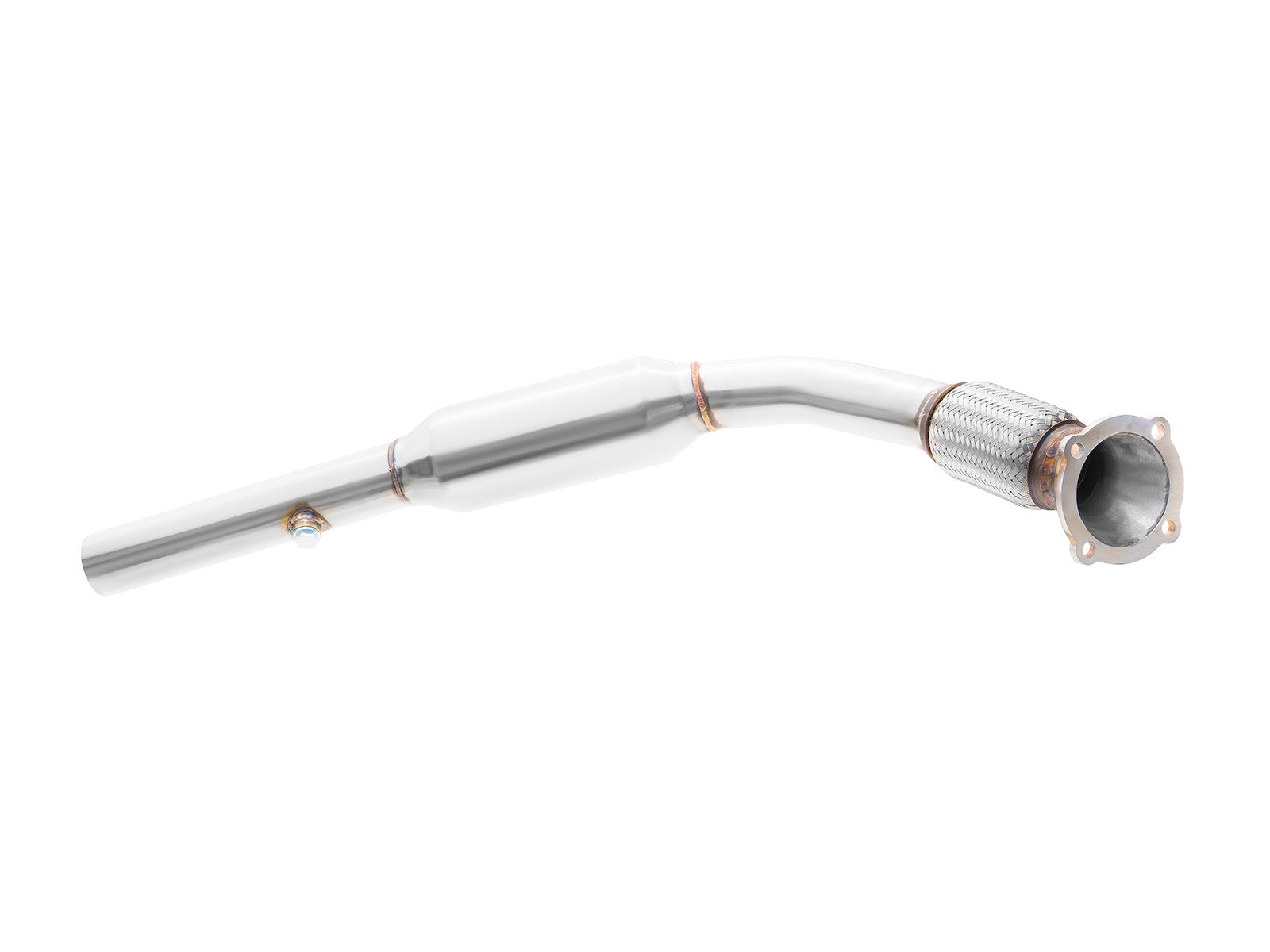 Downpipe Audi A3 TT VW Golf IV Bora Octavia 1.8T + CAT 100CPSI - Imagen 2