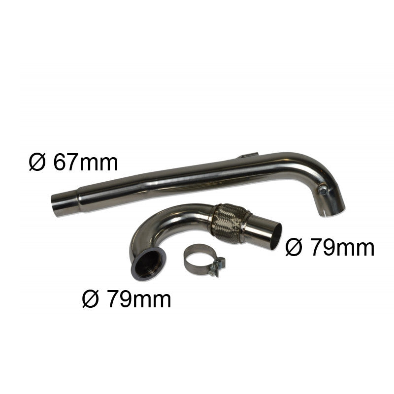 Downpipe Audi A3 8V, Seat Leon 5F, Skoda Octavia 5E, VW Golf VII, Passat B8