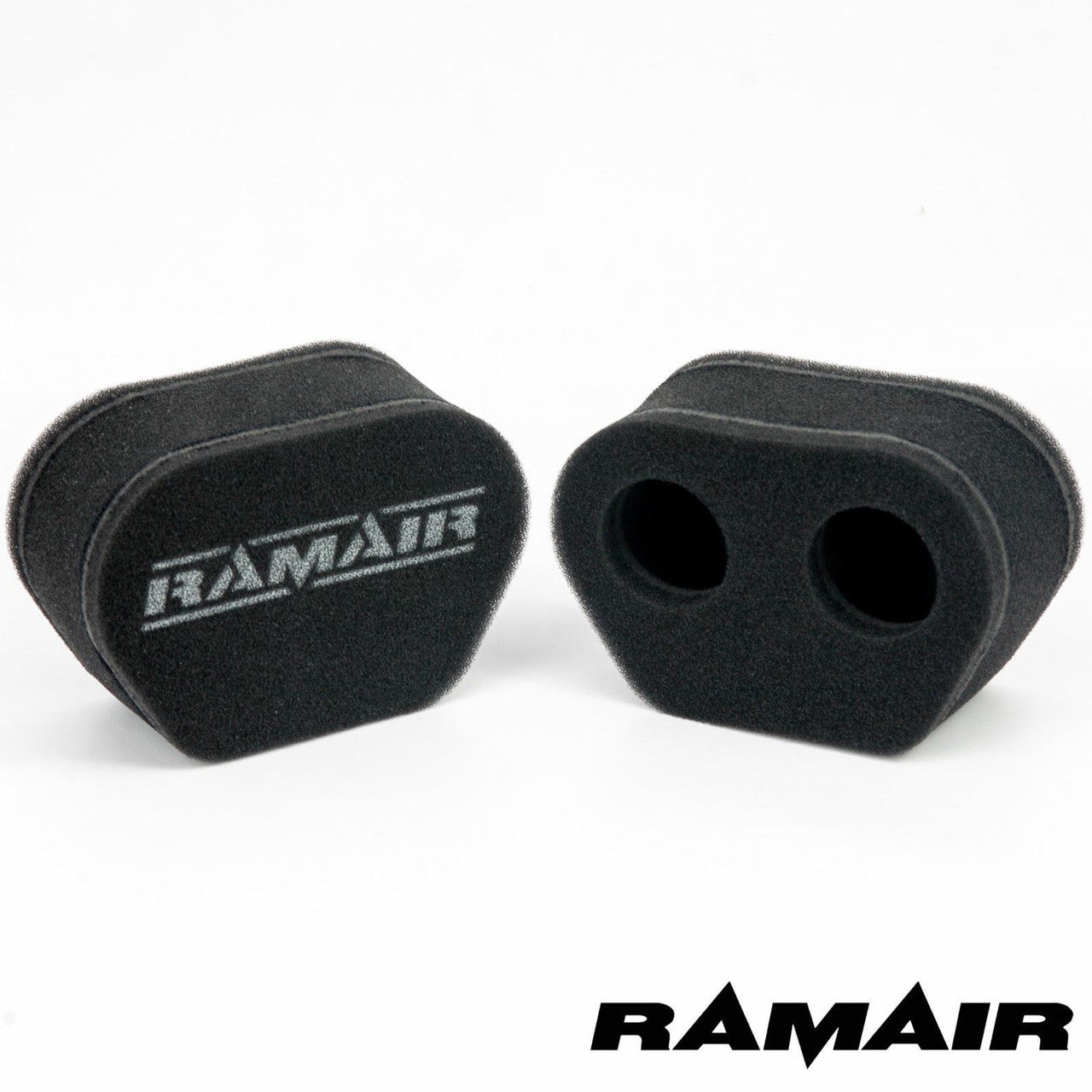 2 Filtros de Aire Tipo Calcetín Ramair MS-008 Doble Entrada