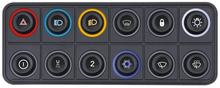 Teclado CAN Ecumaster de 12 Botones