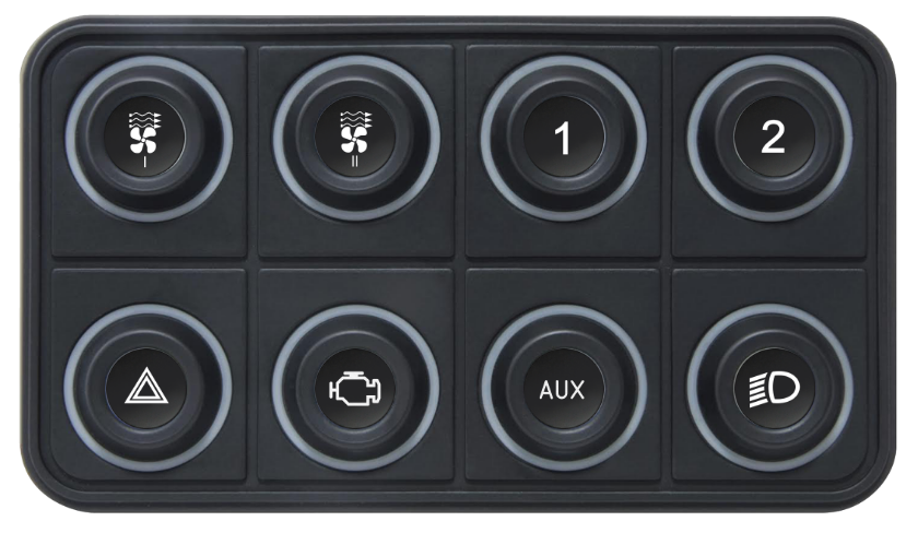 Teclado CAN Ecumaster de 8 Botones