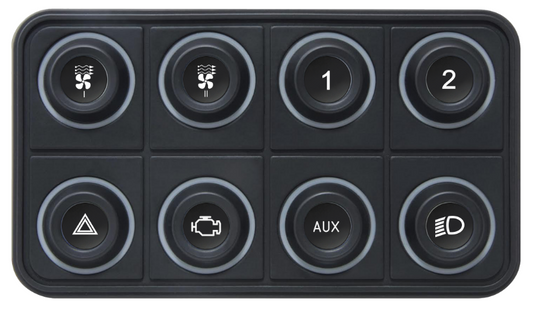 Teclado CAN Ecumaster de 8 Botones