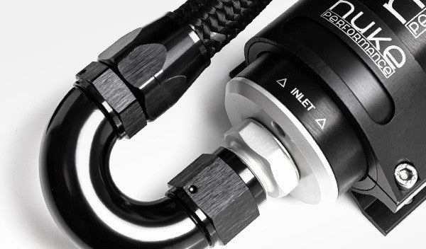 Nuke Performance Racor AN de Manguera, Flujo Total, 60 Grados, AN10