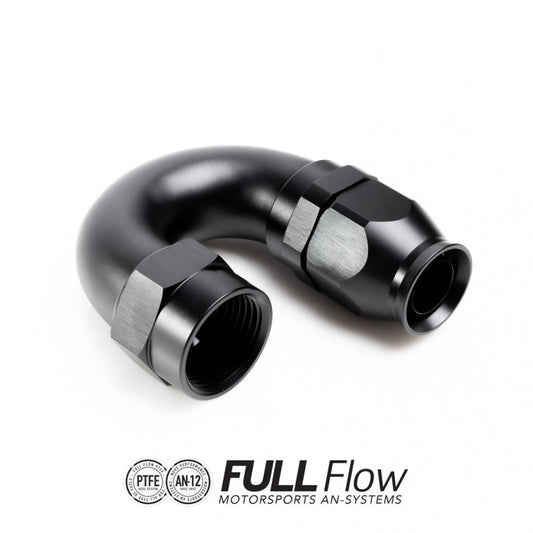 Racor de Manguera PTFE Nuke Performance Full Flow 180º AN10
