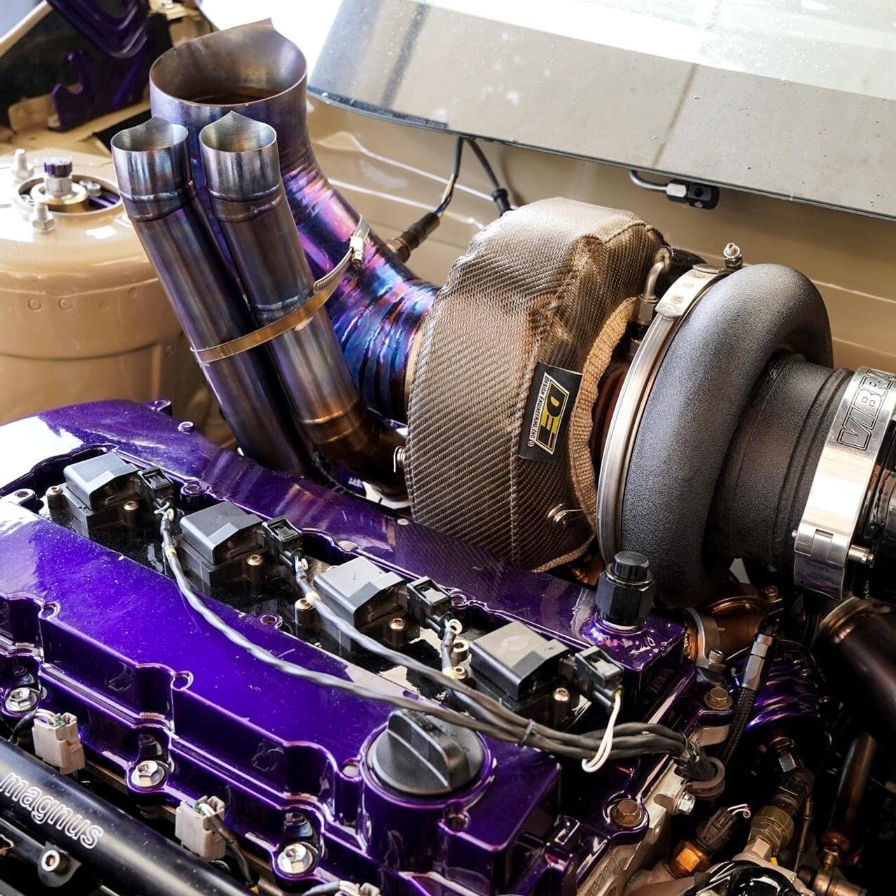 Protector/Manta de Turbo DEI-10244 T3 GEN-3 Titanio - Imagen 4