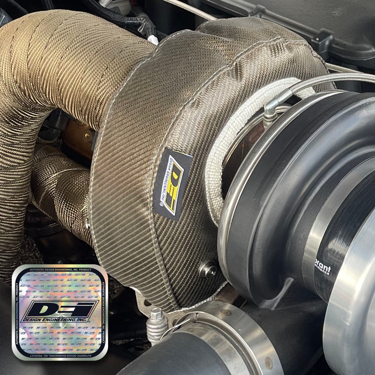 Protector/Manta de Turbo DEI-10244 T3 GEN-3 Titanio - Imagen 2