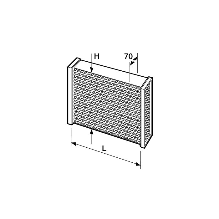 Núcleo Intercooler Setrab Proline 316x329x70mm - Imagen 2