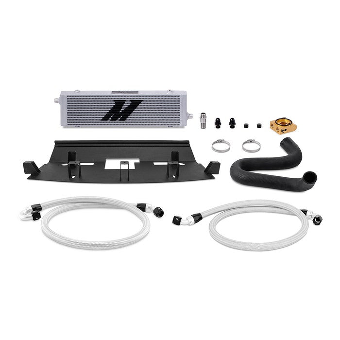 Kit Radiador de Aceite Termostático Mishimoto MMOC-MUS8-18T para Ford Mustang GT 18+ Plata - Imagen 2