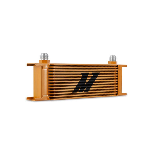 Radiador de Aceite Universal Mishimoto MMOC-13GD, 13 Filas, Gold