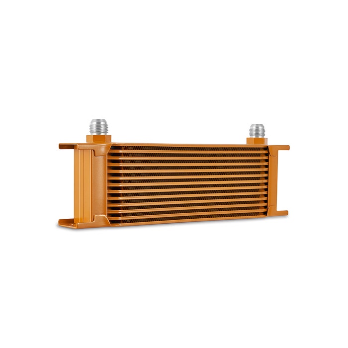 Radiador de Aceite Universal Mishimoto MMOC-13GD, 13 Filas, Gold - Imagen 3