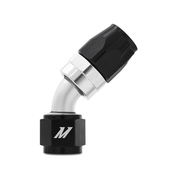 Mishimoto Racor AN10 de 45 Grados de Aluminio, Negro - Imagen 2