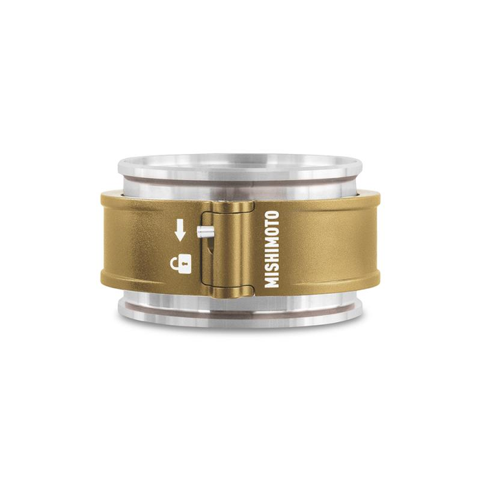 Mishimoto MMCLAMP-QD-30GD Abrazadera de Liberación Rápida 3.0" Oro