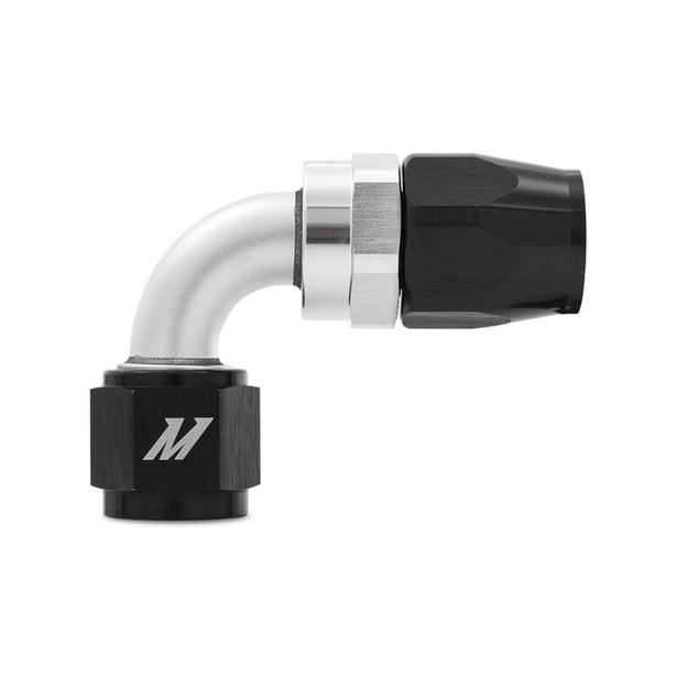 Mishimoto MMFT-SW-06-90 Racor AN6 de Aluminio a 90 Grados Negro