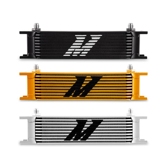 Radiador de Aceite Mishimoto MMOC-10-8SL Universal -8AN 10 Filas Plata