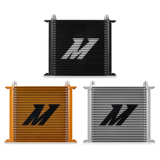 Mishimoto MMOC-34SL Radiador de Aceite Universal 34 Filas Plata