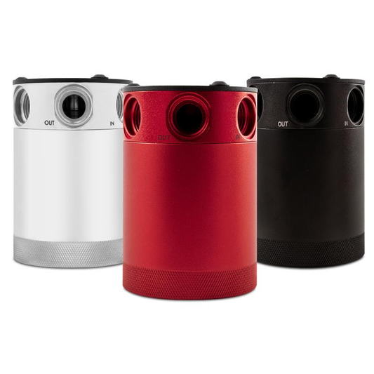 Mishimoto MMBCC-CBTHR-RD Catch Can Compacto Universal Rojo 3 Puertos