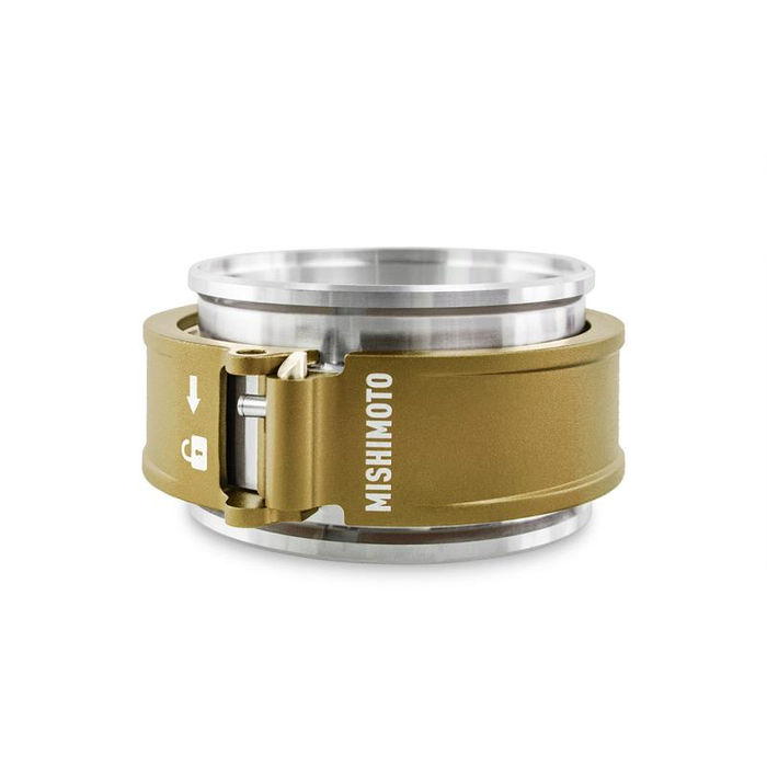 Mishimoto MMCLAMP-QD-30GD Abrazadera de Liberación Rápida 3.0" Oro - Imagen 3
