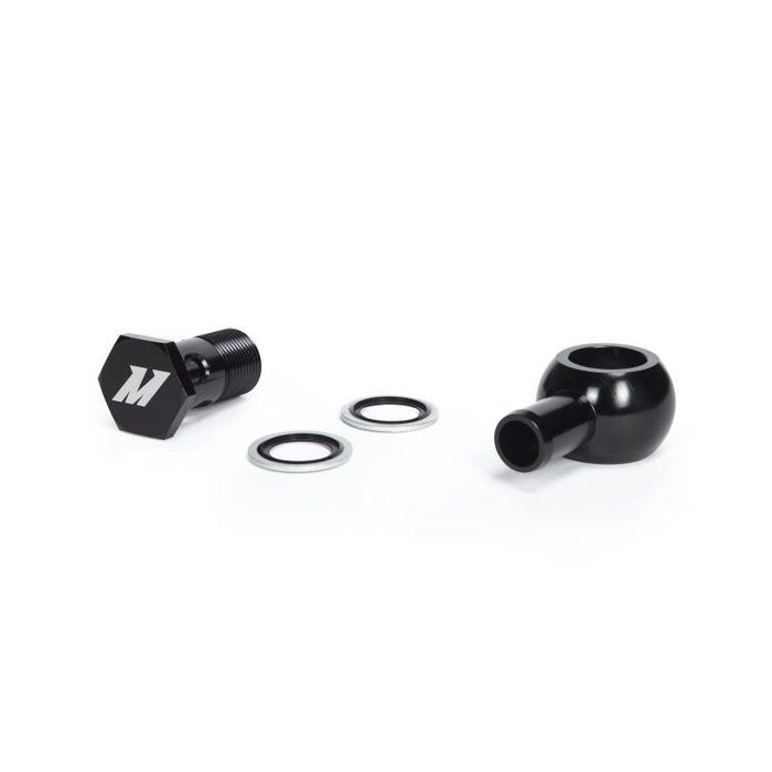 Mishimoto MMBB-STBK Racor Banjo con Tornillo M20 Recto Negro - Imagen 3