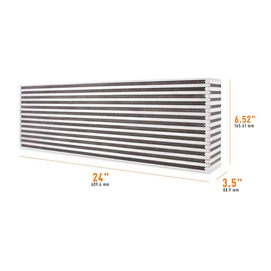 Núcleo Intercooler Mishimoto MMUIC-07 Universal Barras/Placas 24.00"x6.52"x3.50