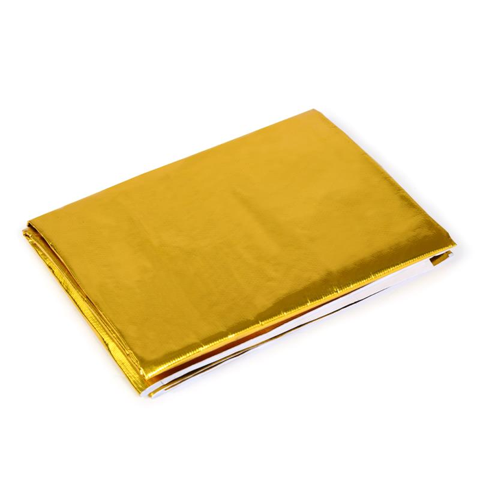 Mishimoto MMHP-GRB-1224 Barrera Reflectante Dorada Adhesiva 12"x24 - Imagen 2