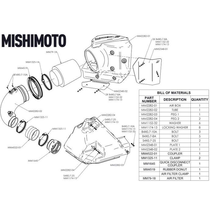 Mishimoto MMAI-SUP-20 Admisión de Aire de Alto Rendimiento Toyota Supra 20+ - Imagen 9